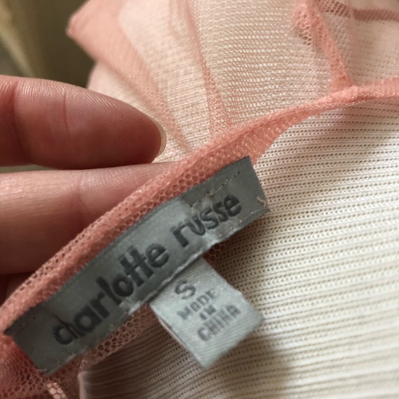 Pink sheer top - Picture 3 of 3